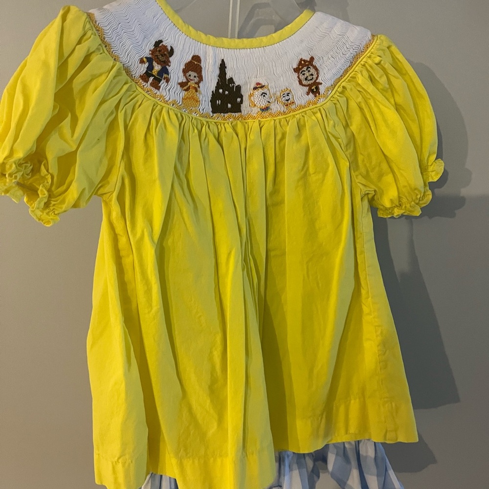 Beauty & the Beast Smocked outfit
